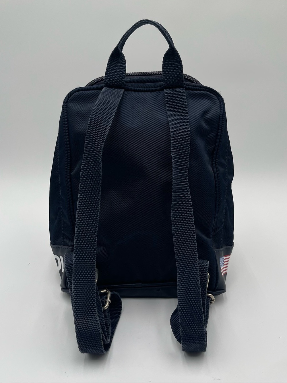 Vintage 90s Polo Sport Ralph Lauren Small Mini Backpack Navy Logo Preppy USA - Picture 5 of 13